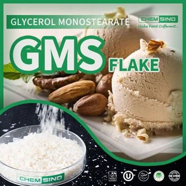 CAS №.{0}} Food Grade GMS 40 Flake Глицерол моностеарат 40 Flake