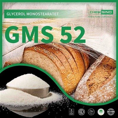 Безплатни мостри CAS номер.31566-31-1 Глицерол моностеарат 52 GMS 52 прах